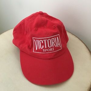 Victoria's Secret Victoria Sport red dad hat